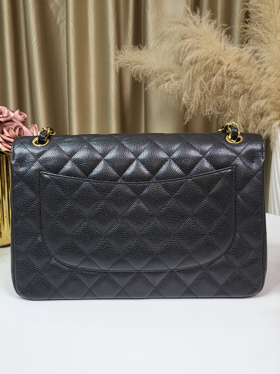 Chanel Caviar Double Flap Jumbo