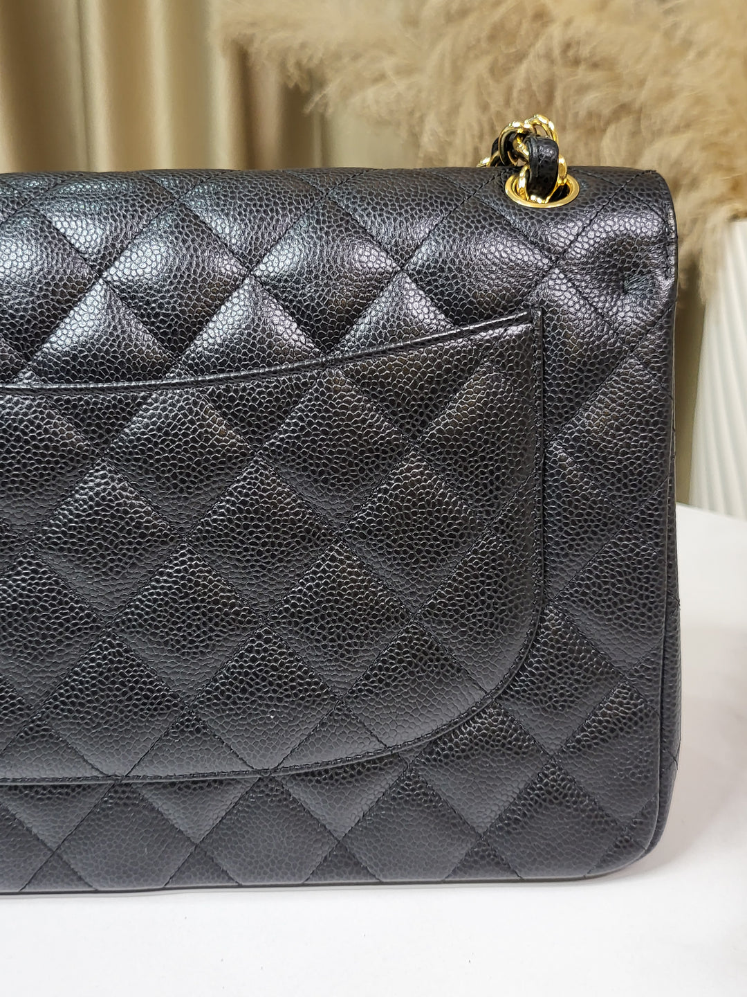 Chanel Caviar Double Flap Jumbo