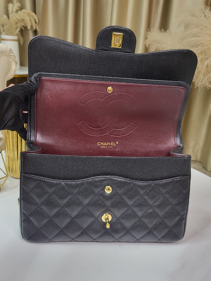 Chanel Caviar Double Flap Jumbo