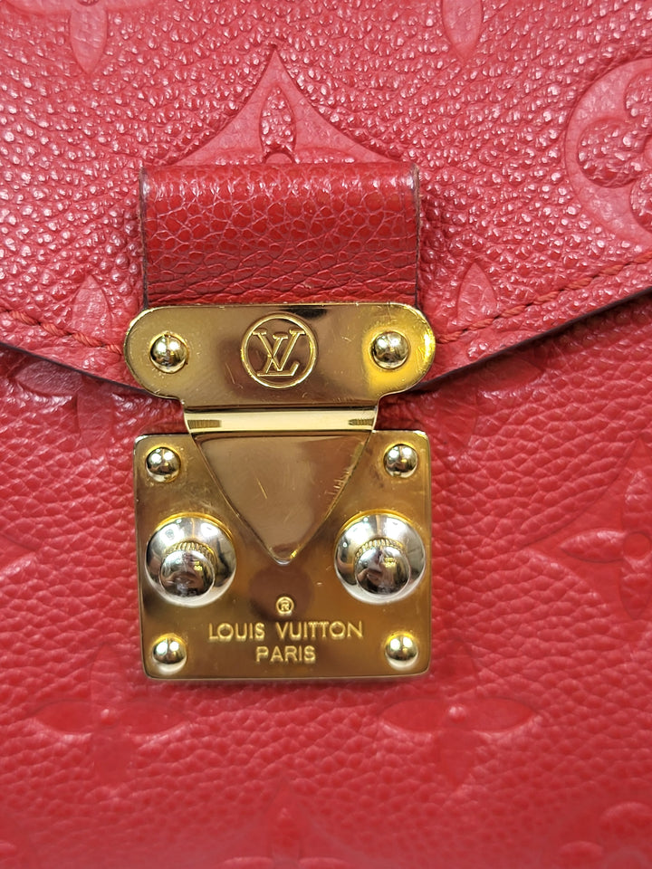 Louis Vuitton Empreinte Pochette Metis Cerise