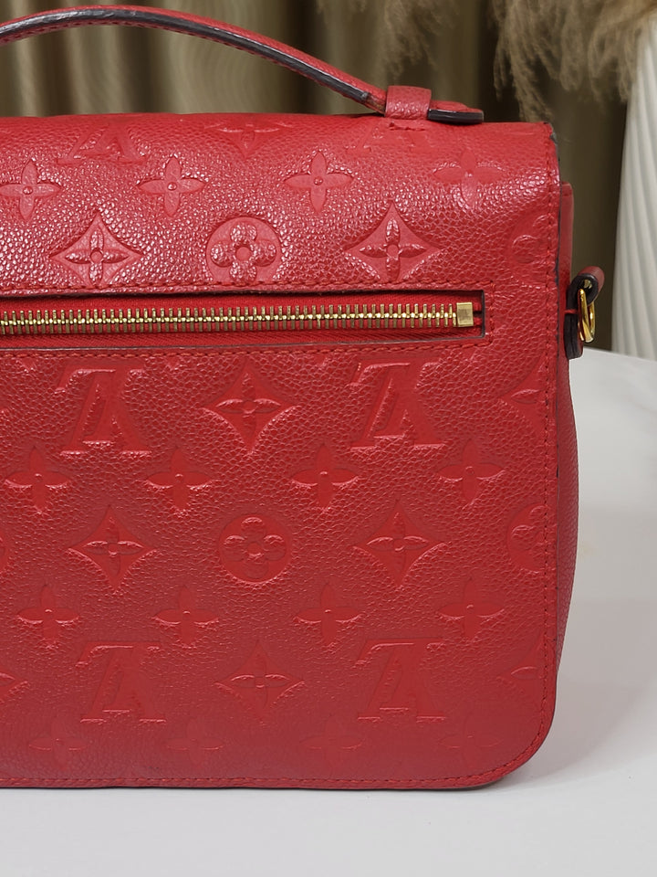 Louis Vuitton Empreinte Pochette Metis Cerise