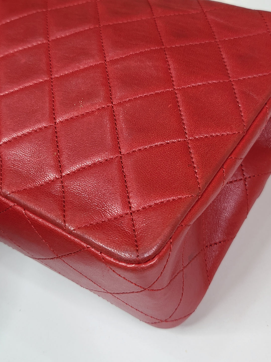 Chanel Lambskin Red Small Flap