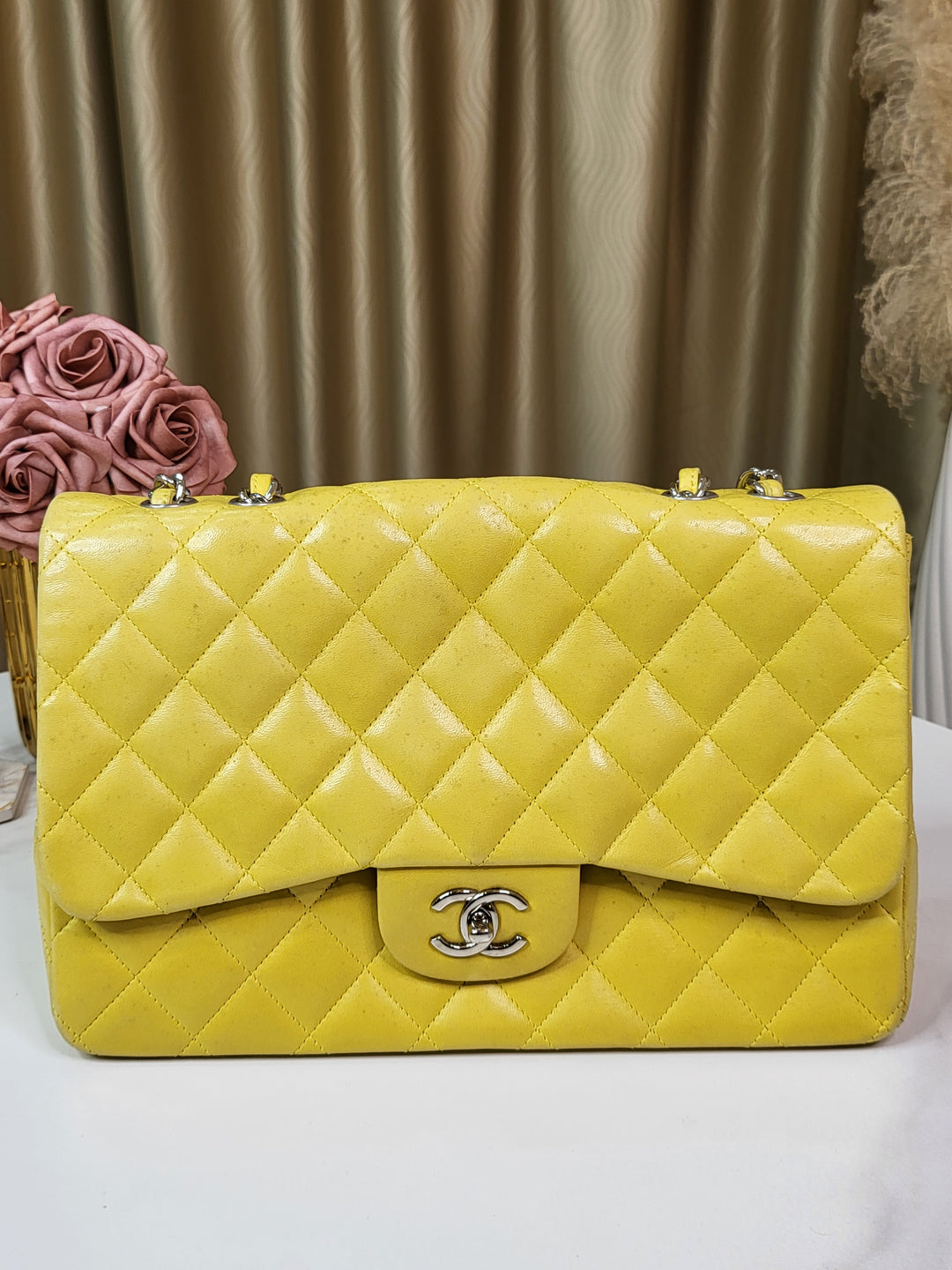 Chanel Lambskin Jumbo Single Flap