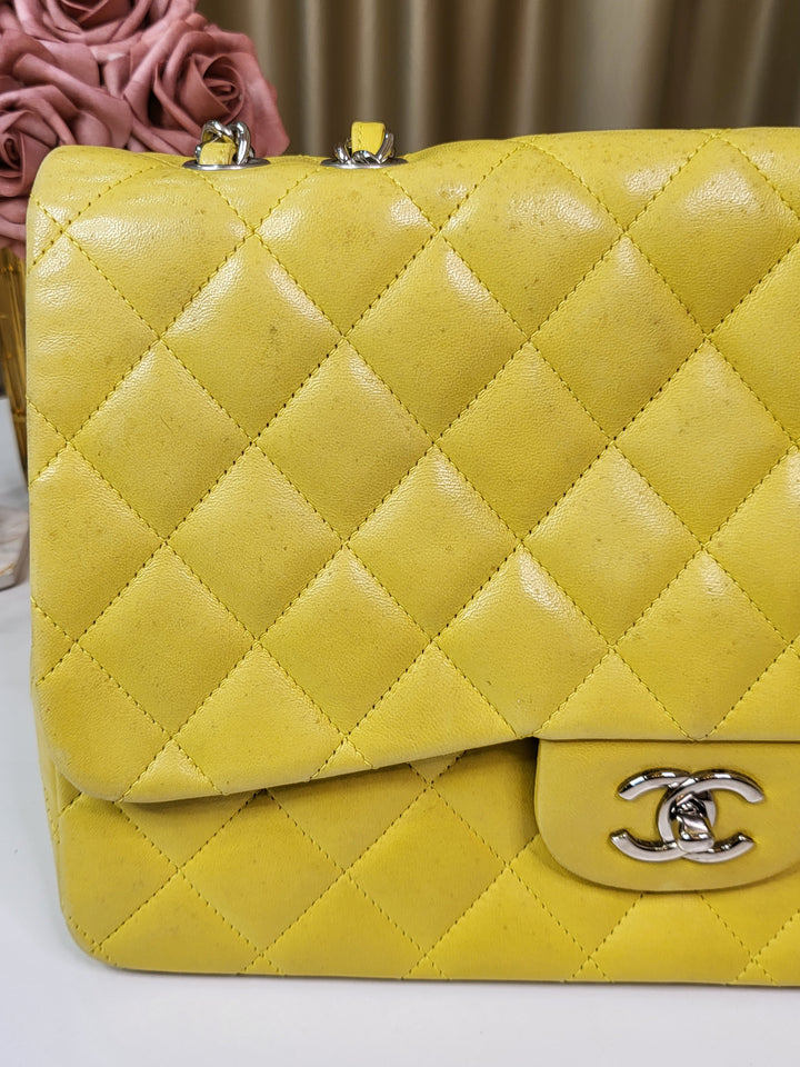 Chanel Lambskin Jumbo Single Flap