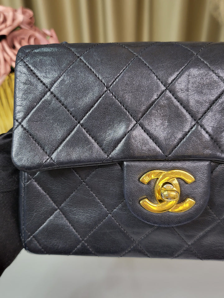 Chanel Lambskin Mini Square Flap