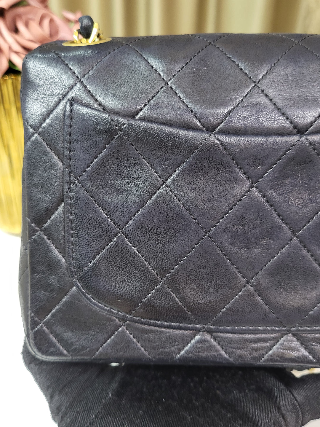 Chanel Lambskin Mini Square Flap