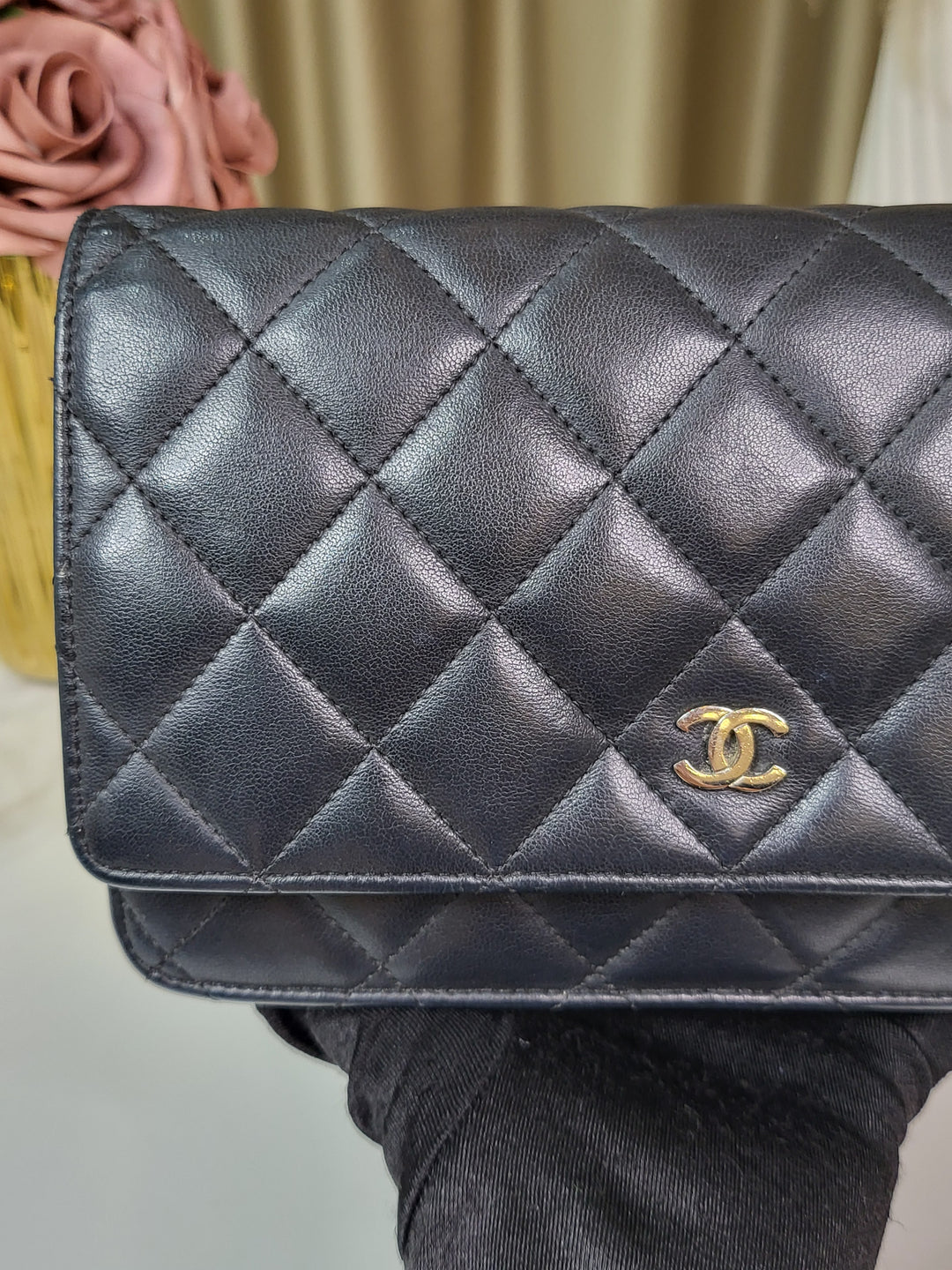 Chanel Lambskin Wallet On Chain