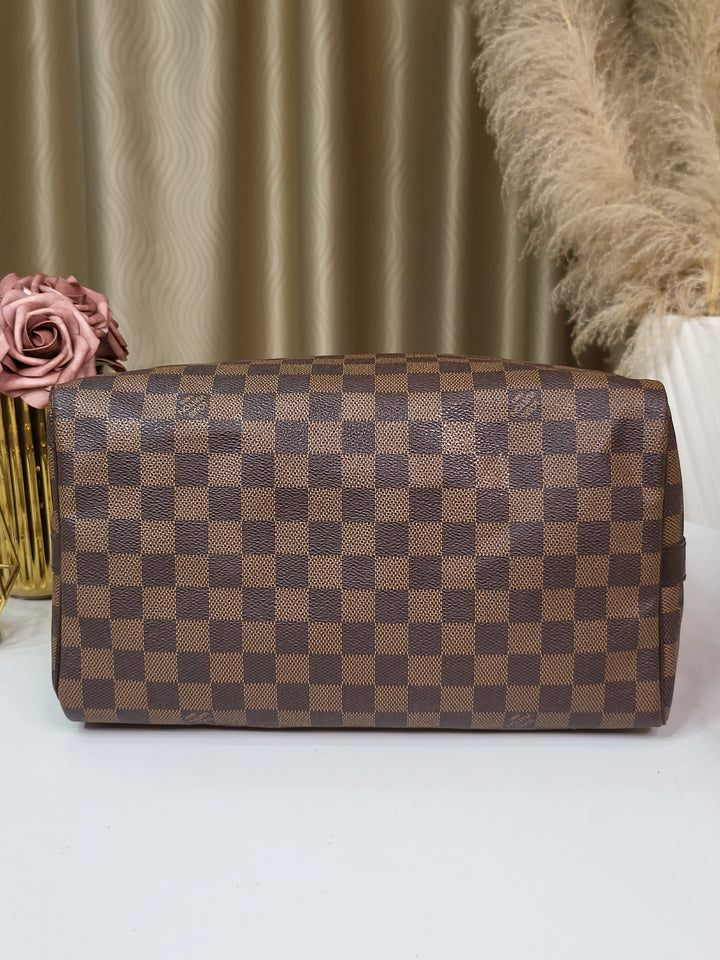 Louis Vuitton Damier Ebene Speedy 30 Bandouliere 30