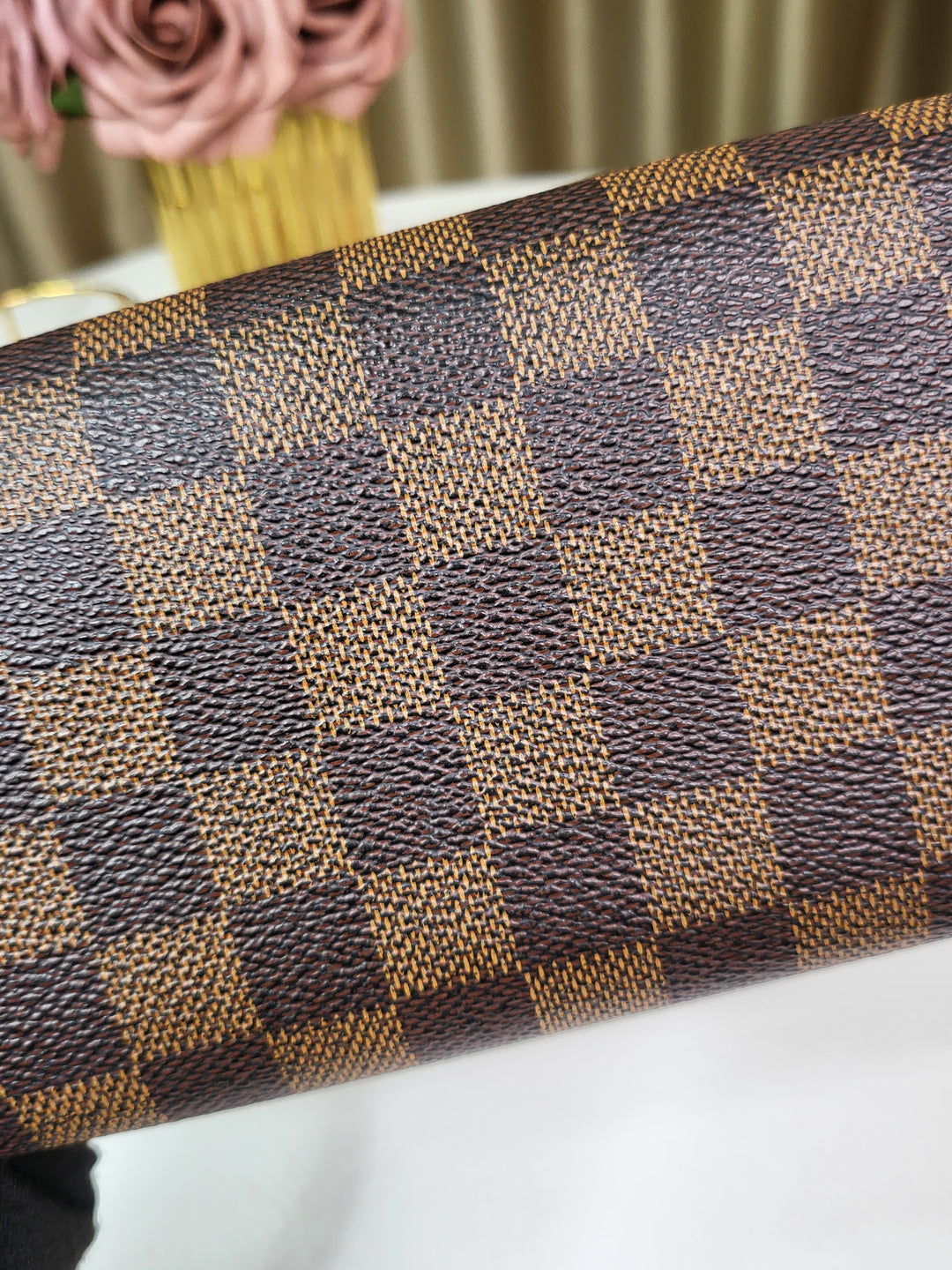 Louis Vuitton Damier Ebene Sarah Wallet