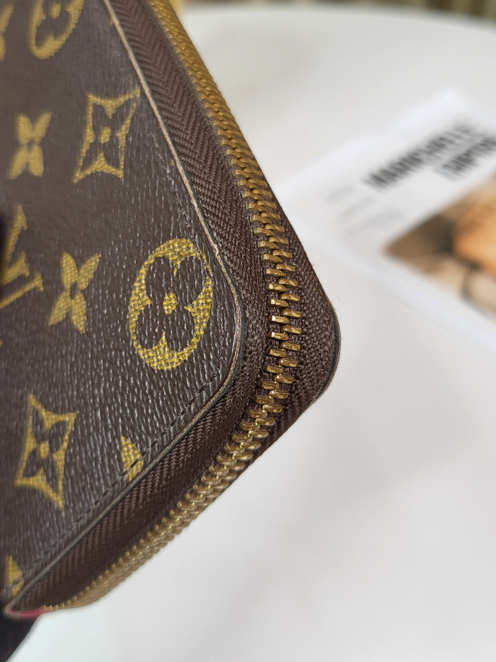 Louis Vuitton Monogram Clemence Zippy Wallet