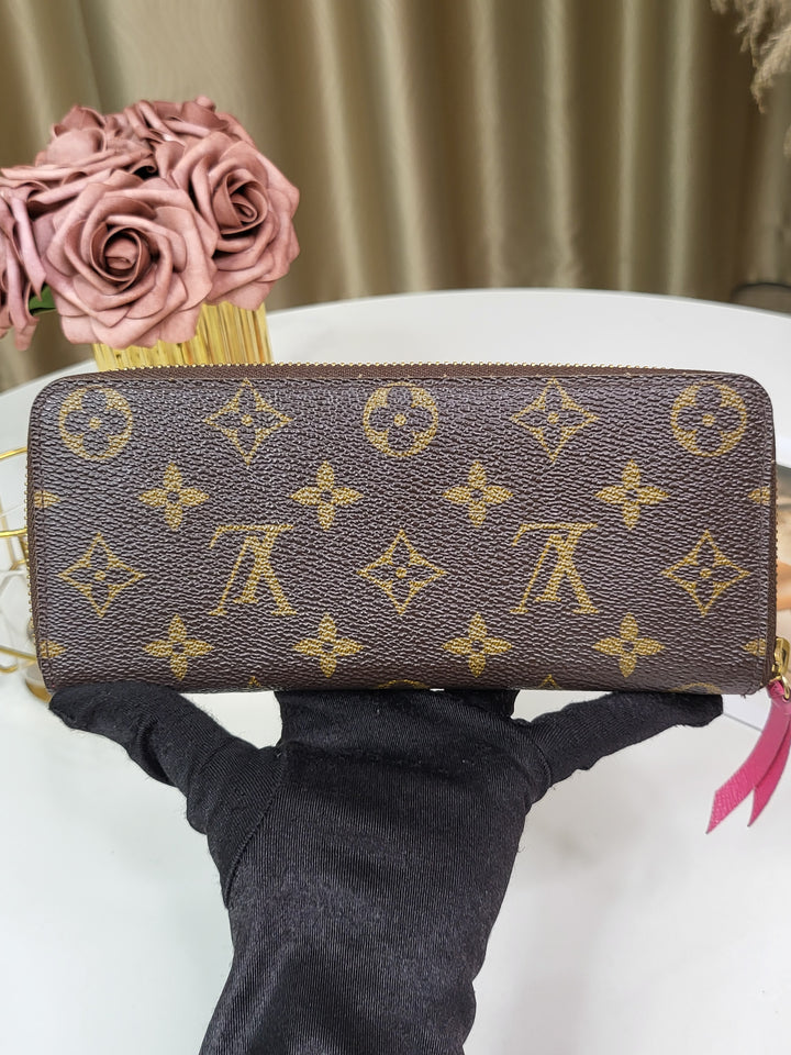 Louis Vuitton Monogram Clemence Zippy Wallet