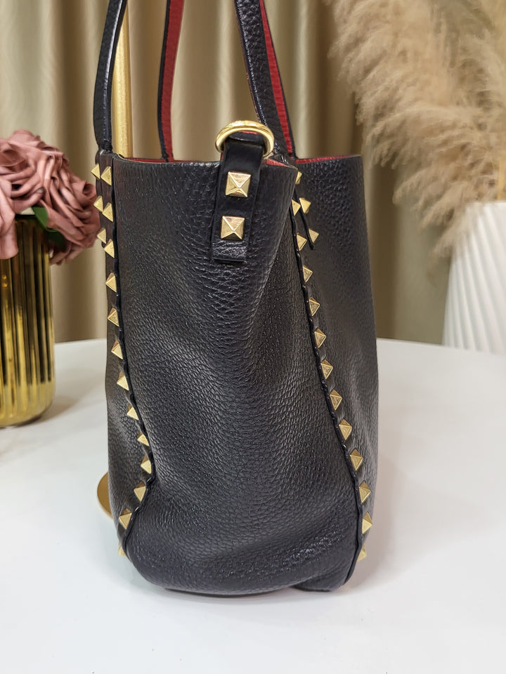 Valentino Garavani Rockstud Reversible Tote Small