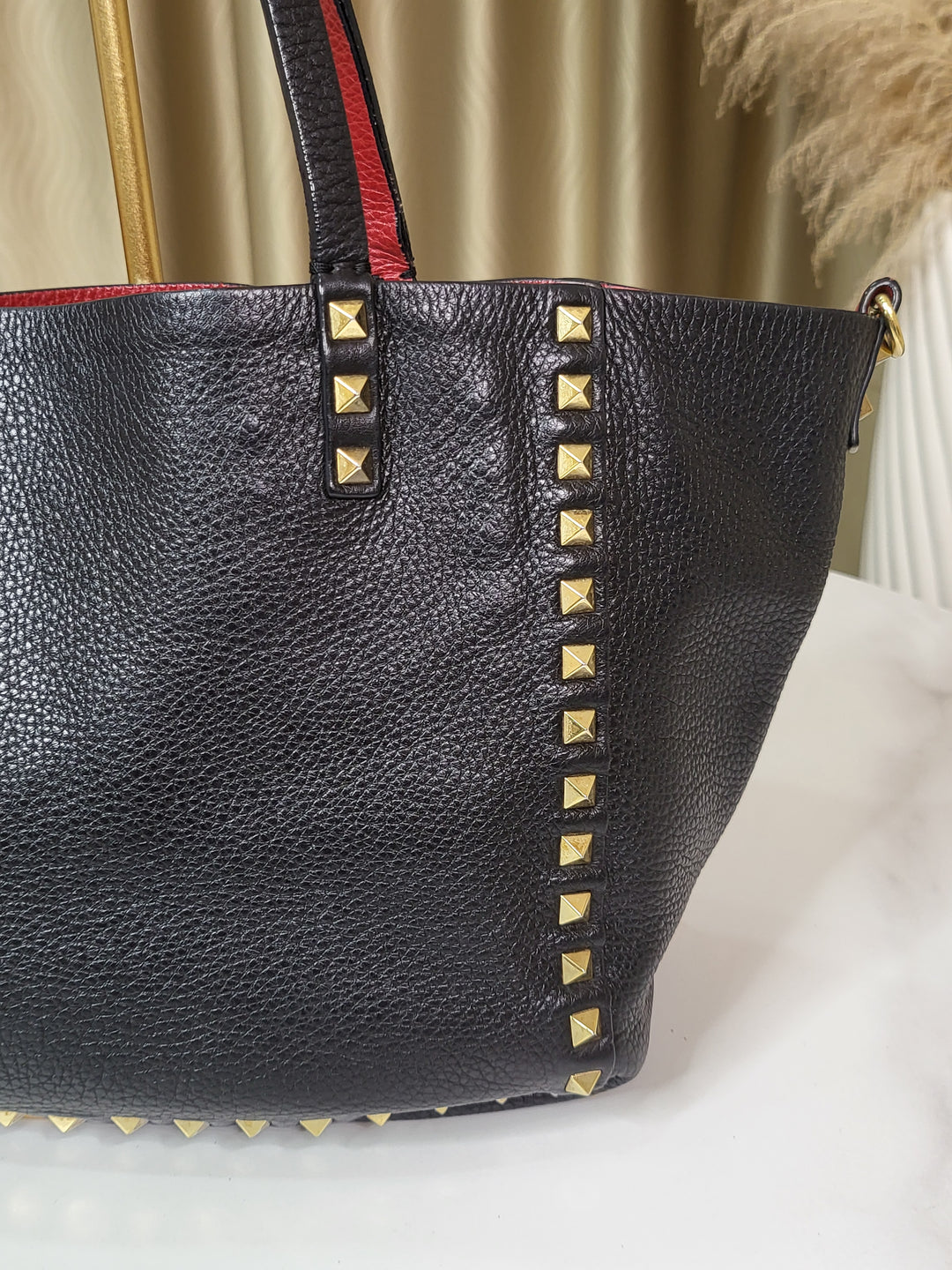 Valentino Garavani Rockstud Reversible Tote Small