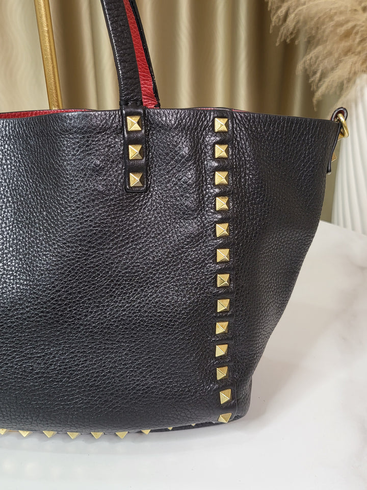 Valentino Garavani Rockstud Reversible Tote Small