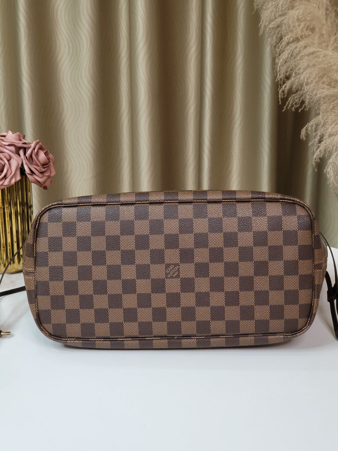 Louis Vuitton Damier Ebene Neverfull MM w/ Pouch