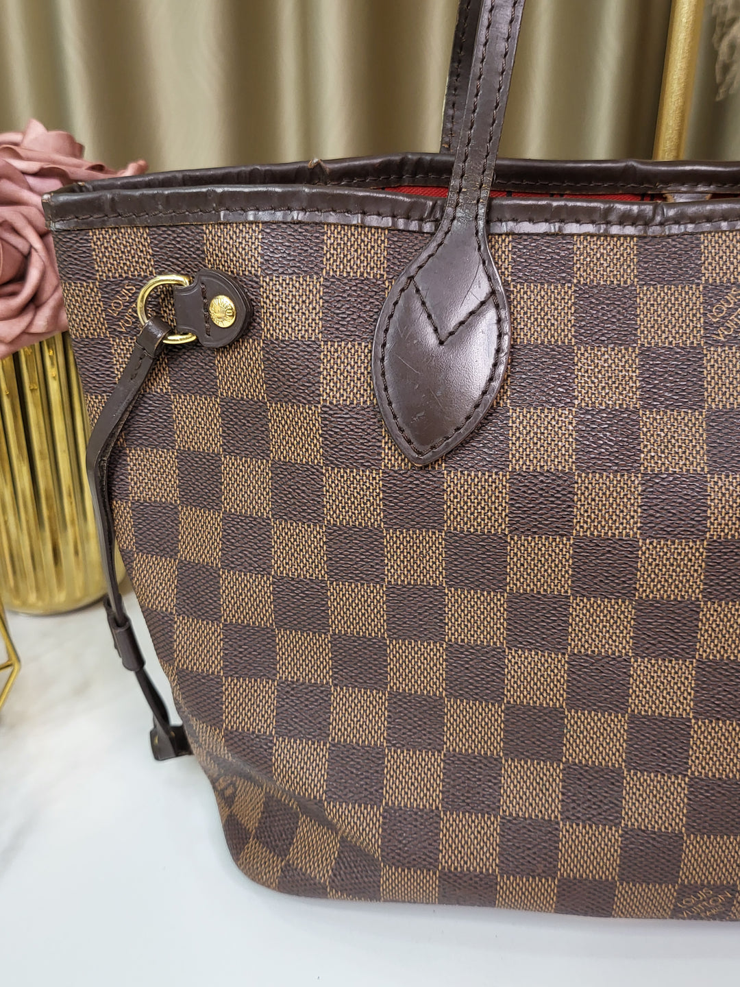 Louis Vuitton Damier Ebene Neverfull PM