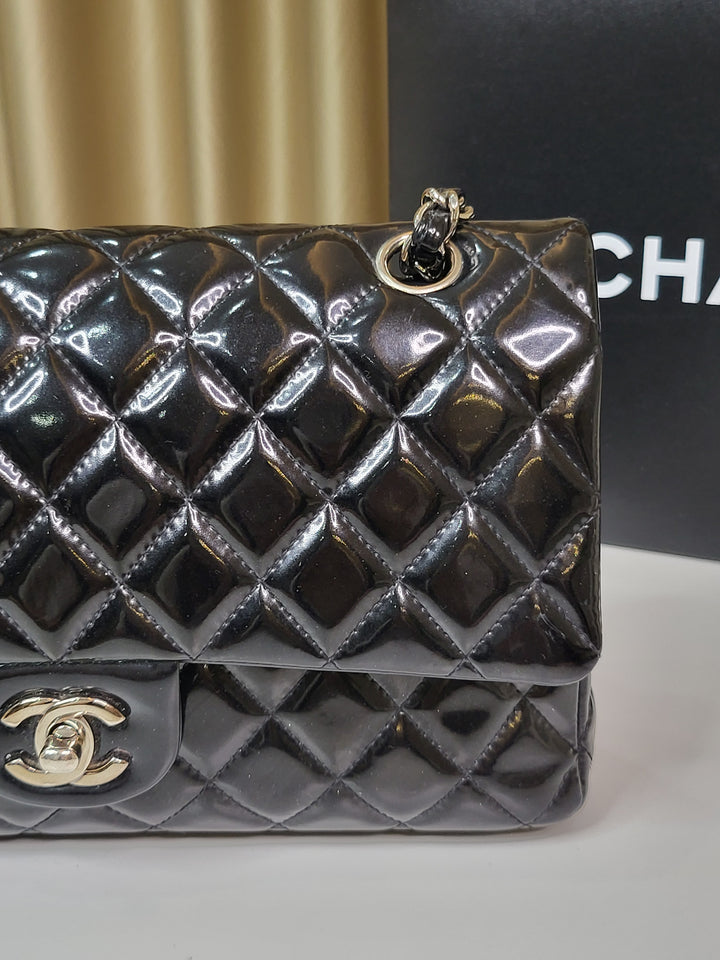 Chanel Patent Double Flap Medium