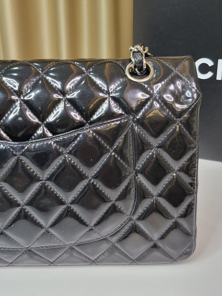 Chanel Patent Double Flap Medium