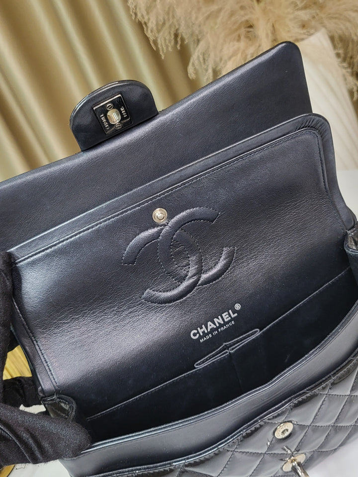 Chanel Patent Double Flap Medium