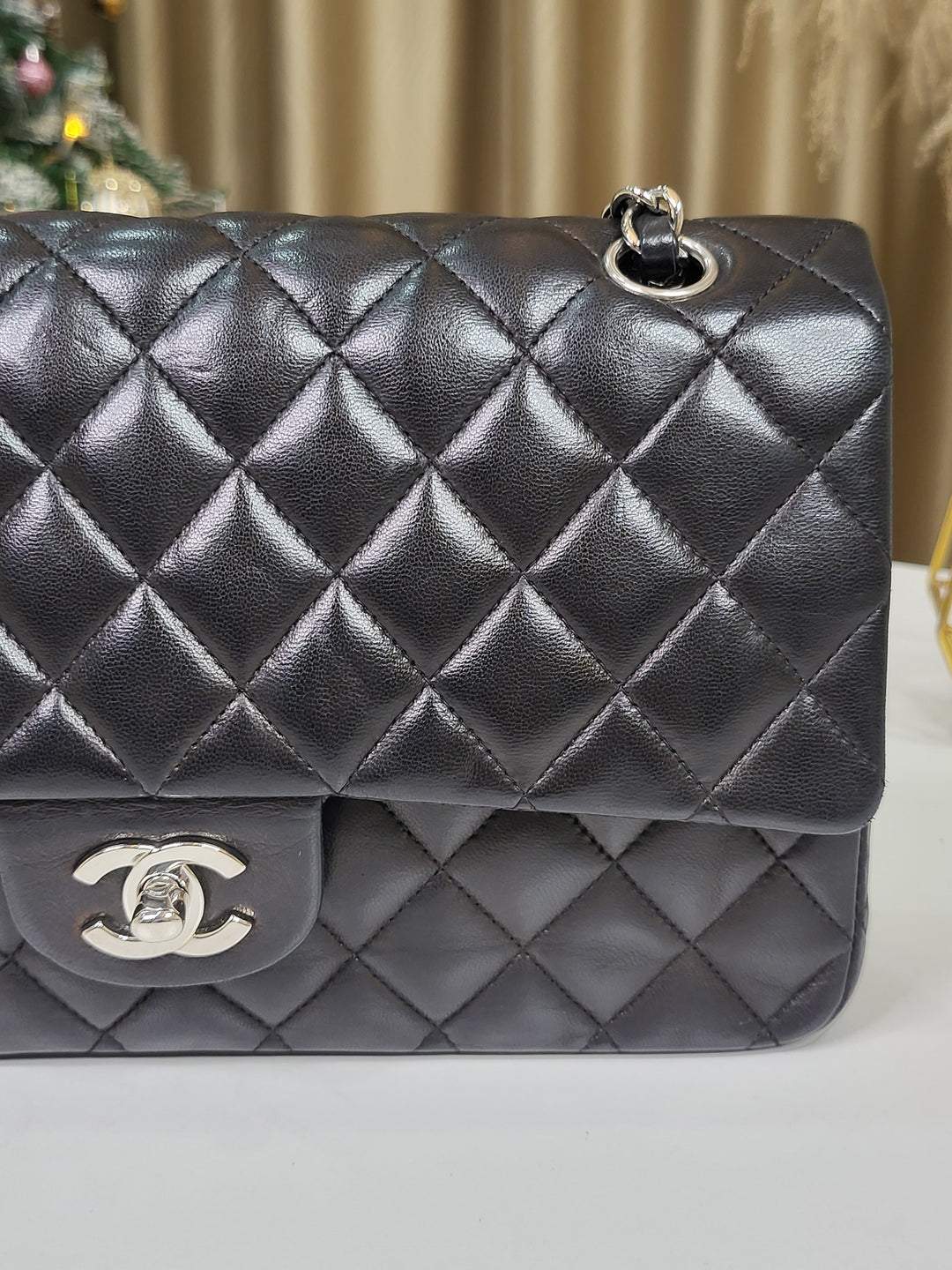 Chanel Lambskin Double Flap Medium