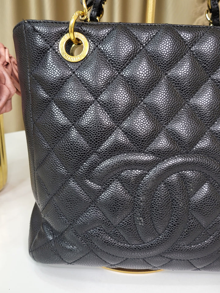 Chanel Caviar Petite Shopping Tote