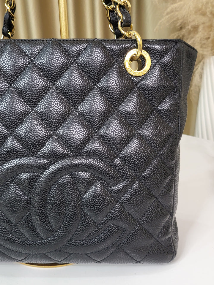 Chanel Caviar Petite Shopping Tote