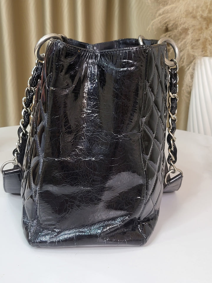 Chanel Patent Grand Shopping Tote