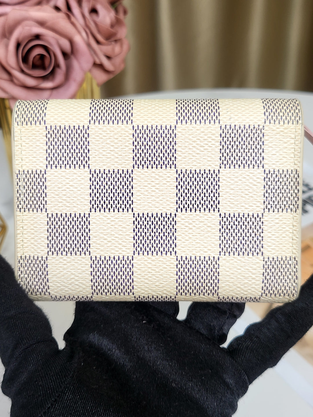 Louis Vuitton Damier Azur Rosalie Card Holder