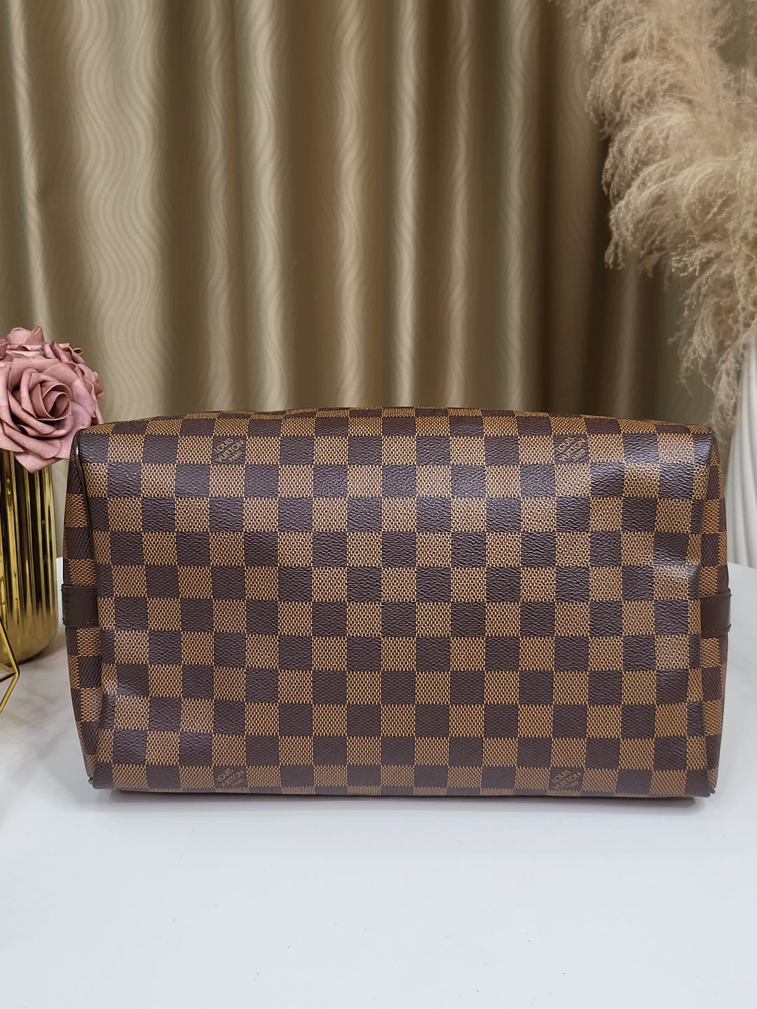 Louis Vuitton Damier Ebene Speedy 30 Bandouliere