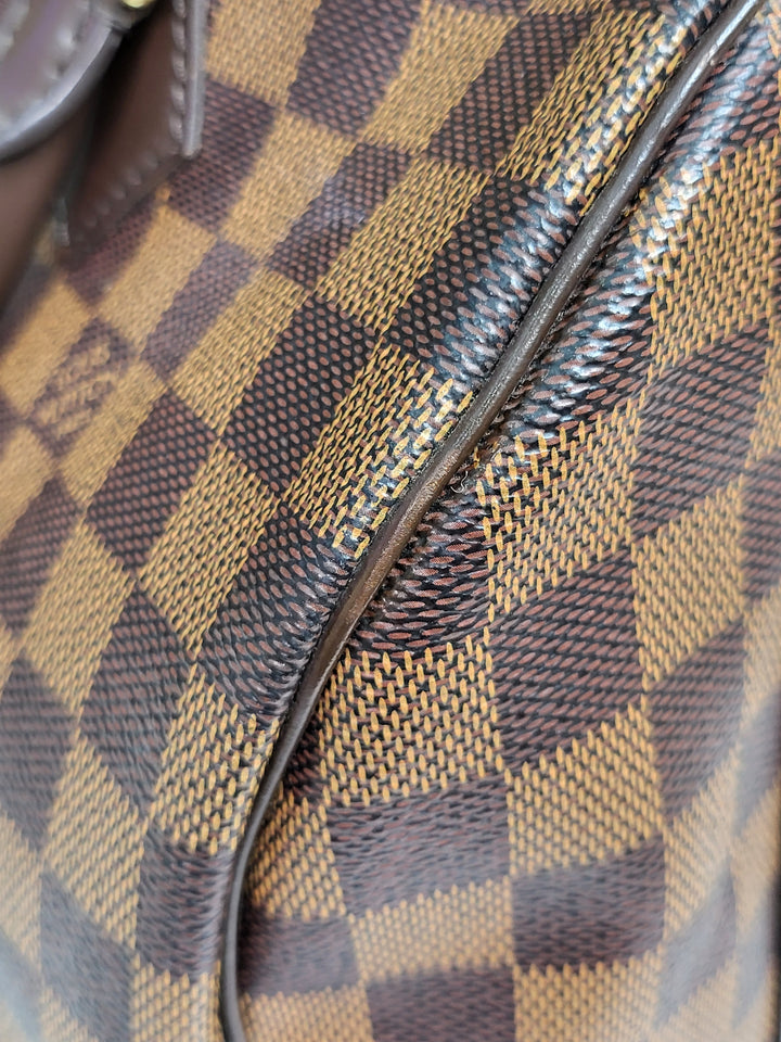 Louis Vuitton Damier Ebene Speedy 30 Bandouliere