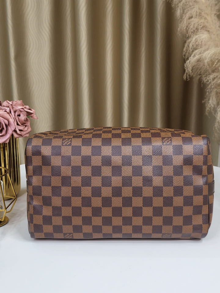 Louis Vuitton Damier Ebene Speedy 30 Bandouliere