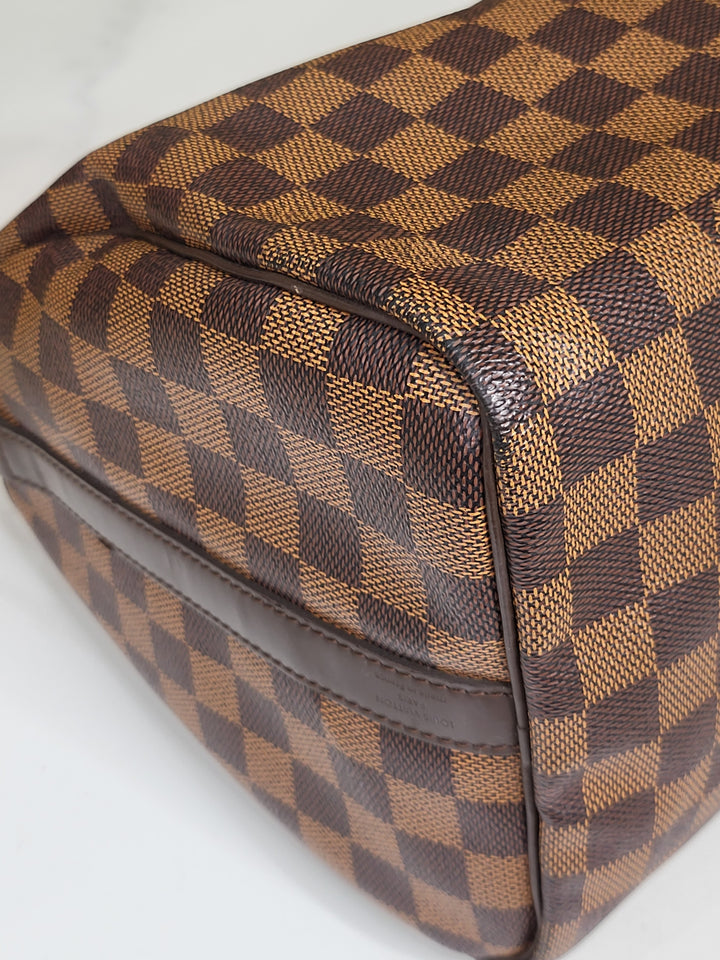 Louis Vuitton Damier Ebene Speedy 30 Bandouliere