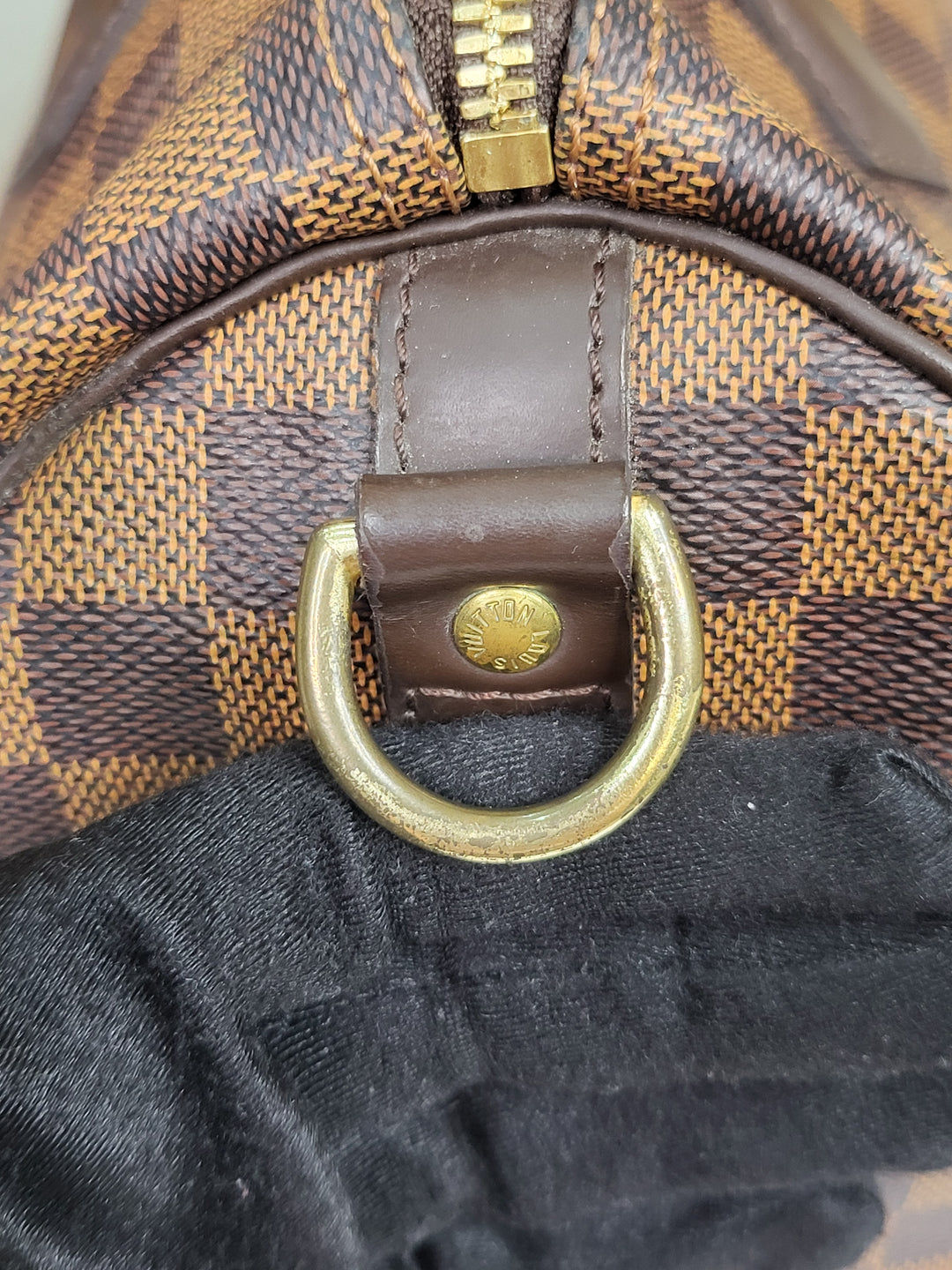 Louis Vuitton Damier Ebene Speedy 30 Bandouliere