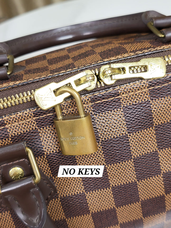 Louis Vuitton Damier Ebene Speedy 30 Bandouliere