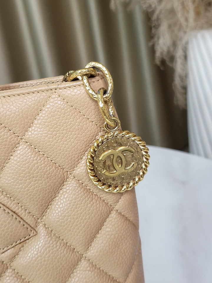 Chanel Caviar Medallion Tote