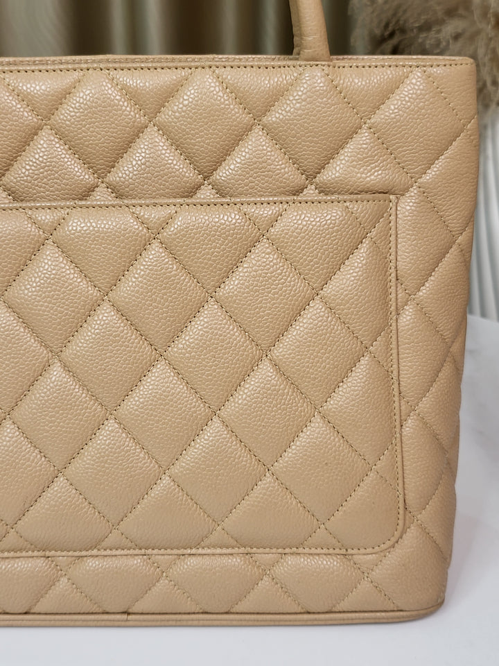 Chanel Caviar Medallion Tote