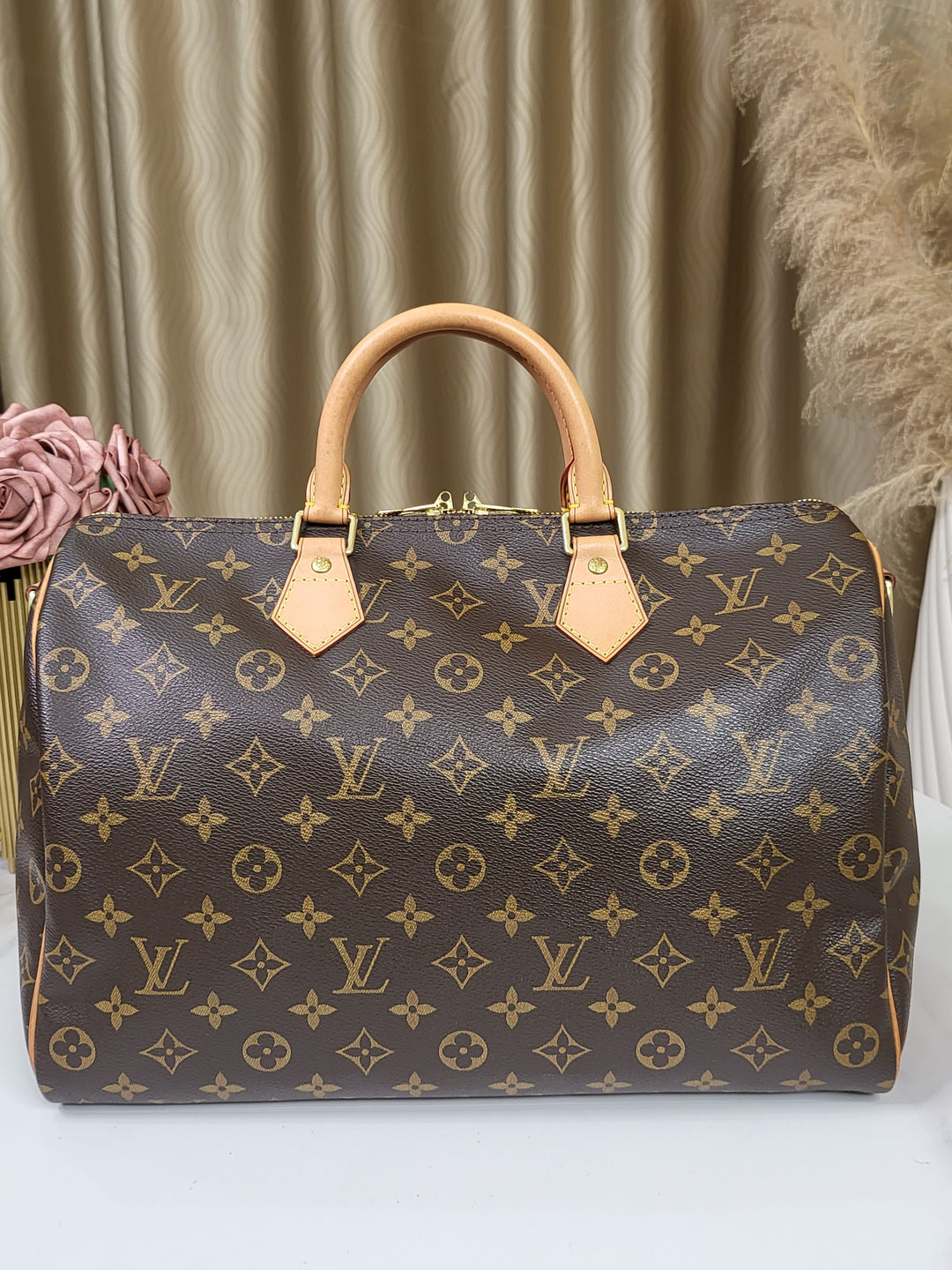 Louis Vuitton Monogram Speedy 35 Bandouliere