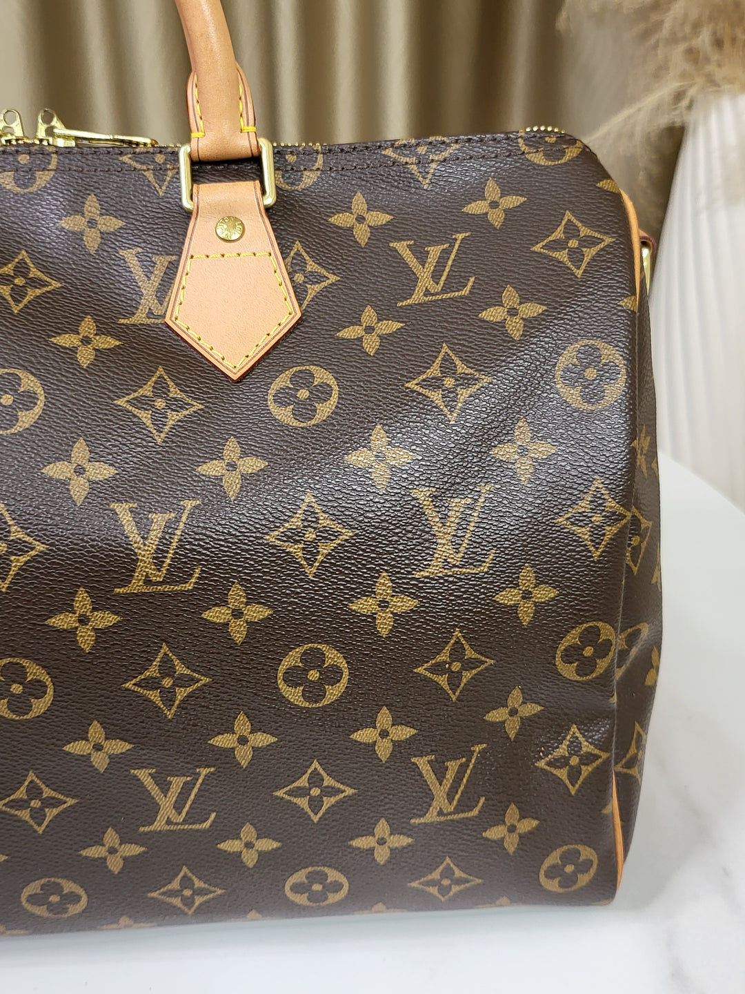 Louis Vuitton Monogram Speedy 35 Bandouliere