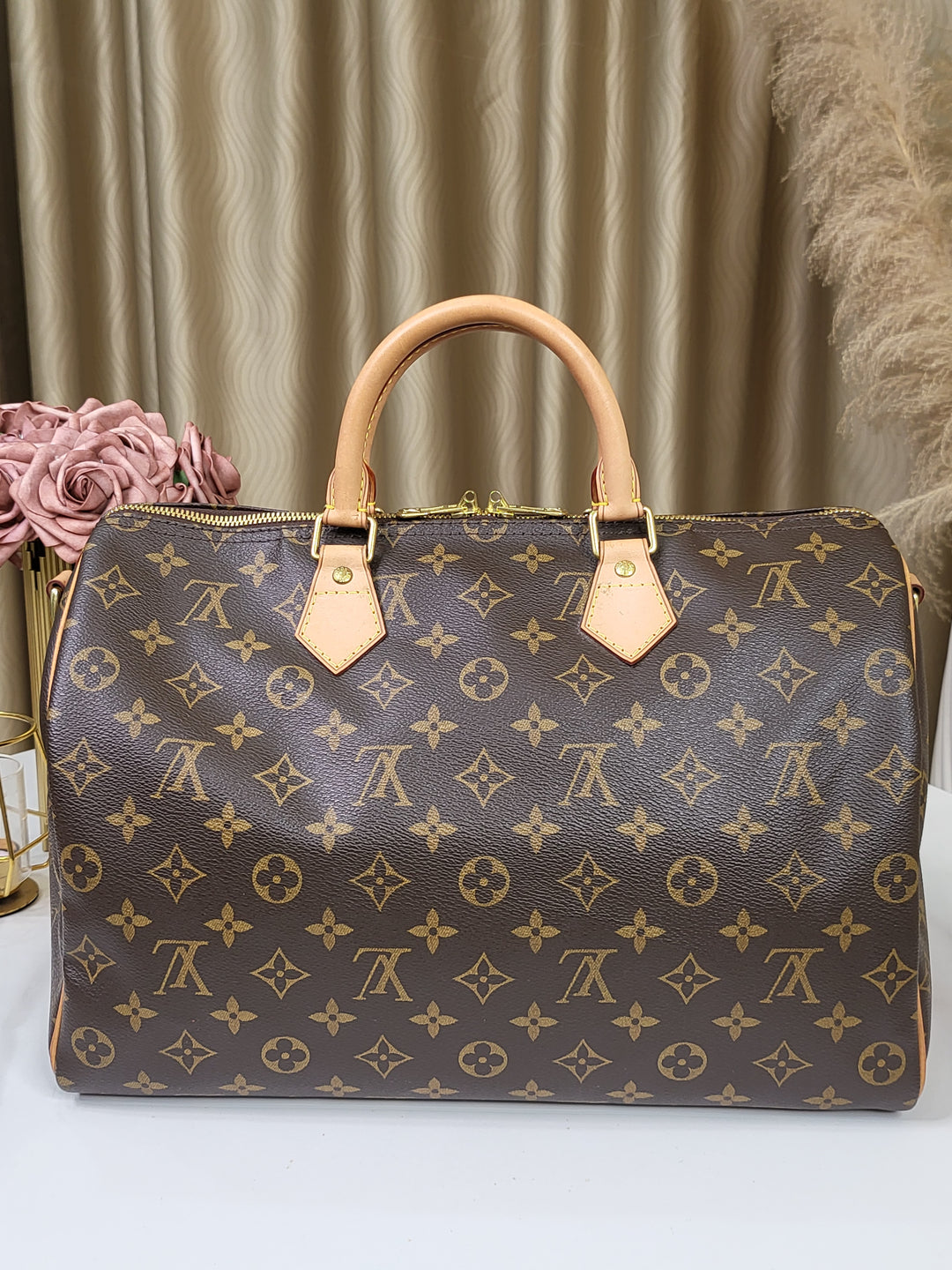 Louis Vuitton Monogram Speedy 35 Bandouliere