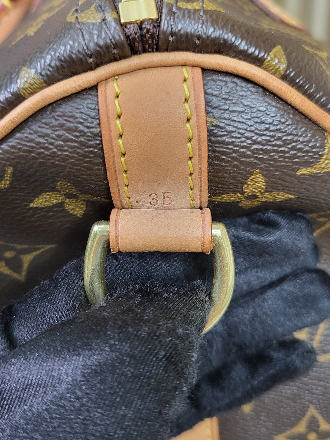 Louis Vuitton Monogram Speedy 35 Bandouliere