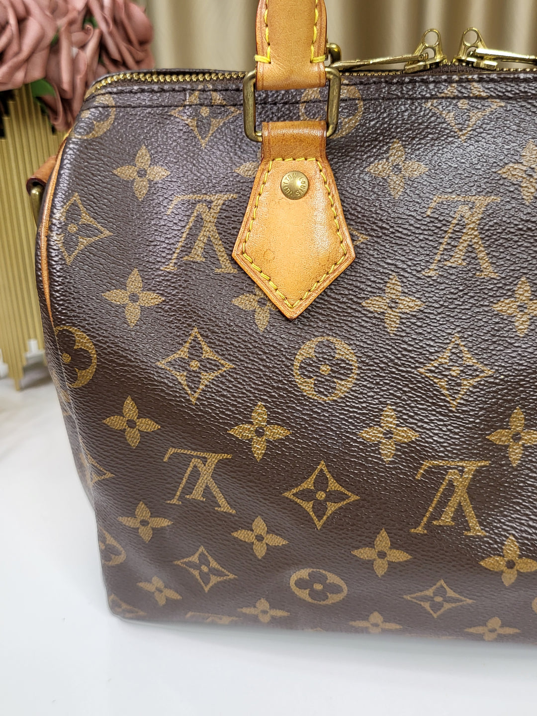 Louis Vuitton Monogram Speedy 25 Bandouliere