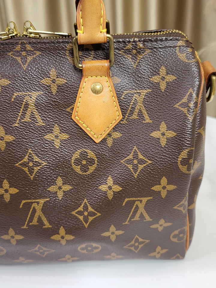 Louis Vuitton Monogram Speedy 25 Bandouliere