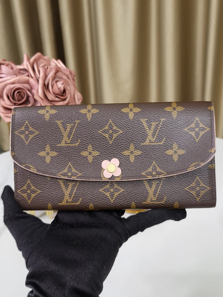 Louis Vuitton Monogram Bloom Flower Emilie Wallet