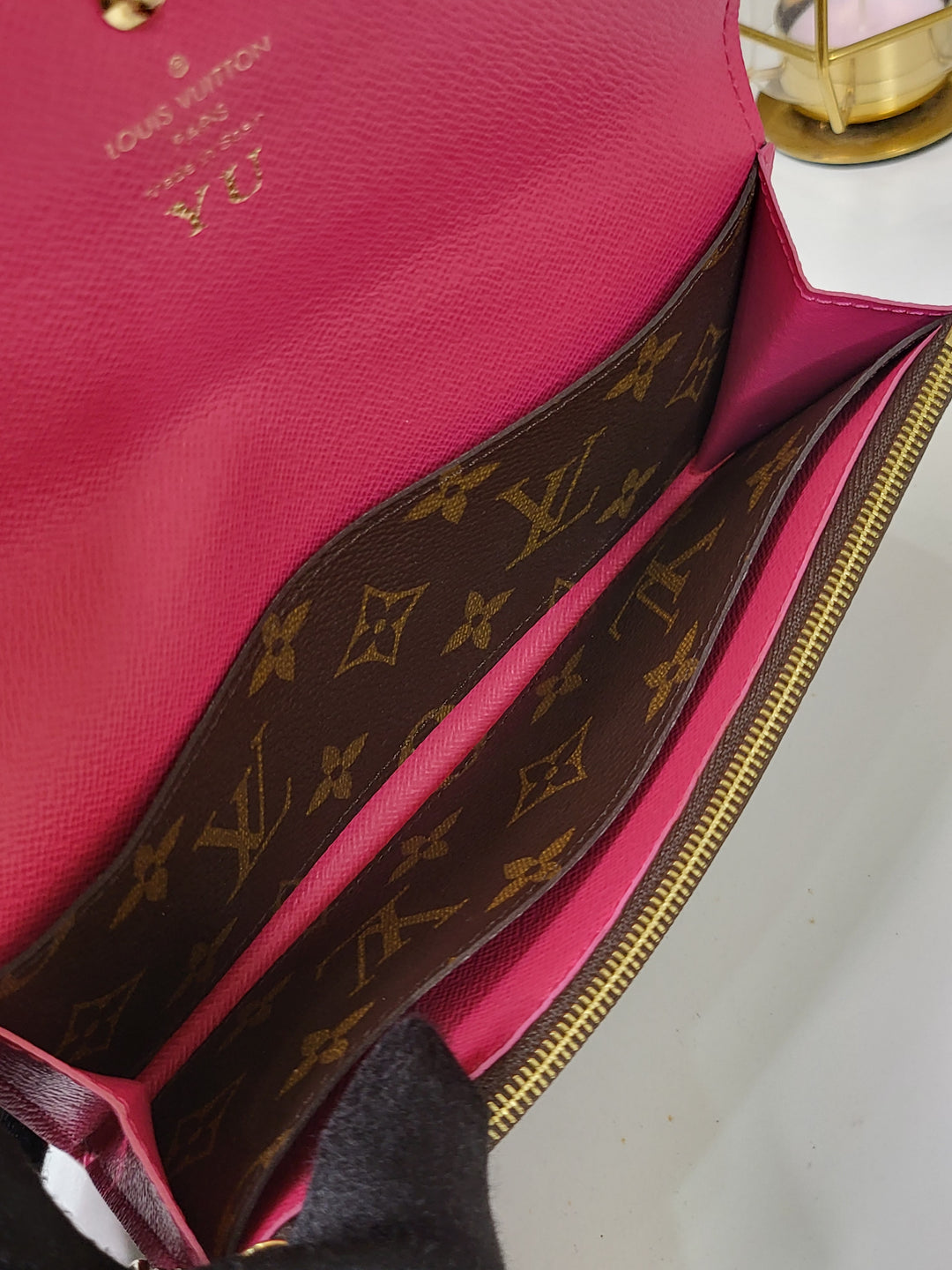 Louis Vuitton Monogram Bloom Flower Emilie Wallet