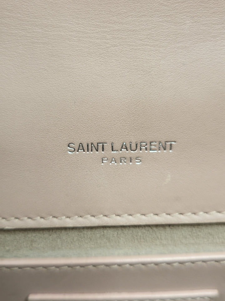 Saint Laurent Smooth Calfskin Tassel Shoulder