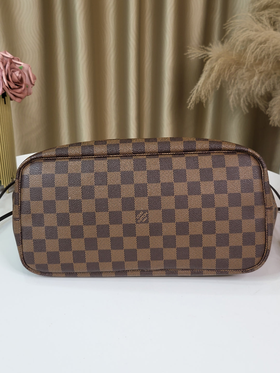 Louis Vuitton Damier Ebene Neverfull MM w/ Pouch