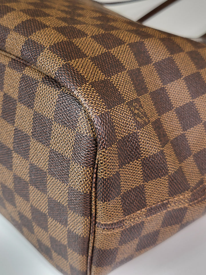 Louis Vuitton Damier Ebene Neverfull MM w/ Pouch