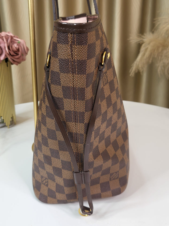 Louis Vuitton Damier Ebene Neverfull MM w/ Pouch