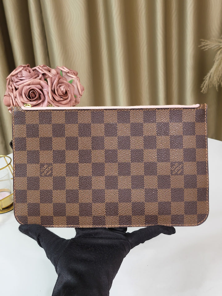 Louis Vuitton Damier Ebene Neverfull MM w/ Pouch