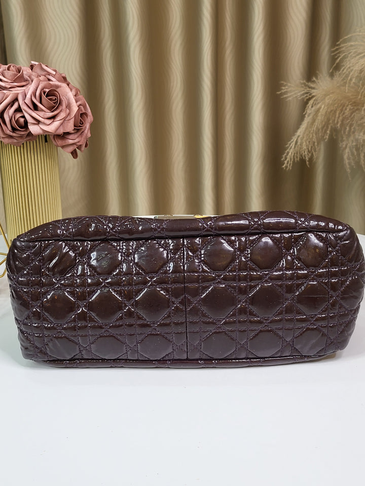 Dior Patent Cannage Miss Dior Flap